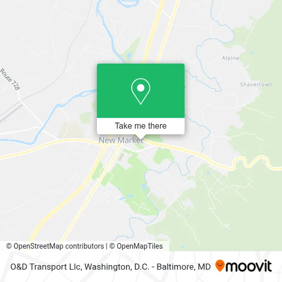 O&D Transport Llc map