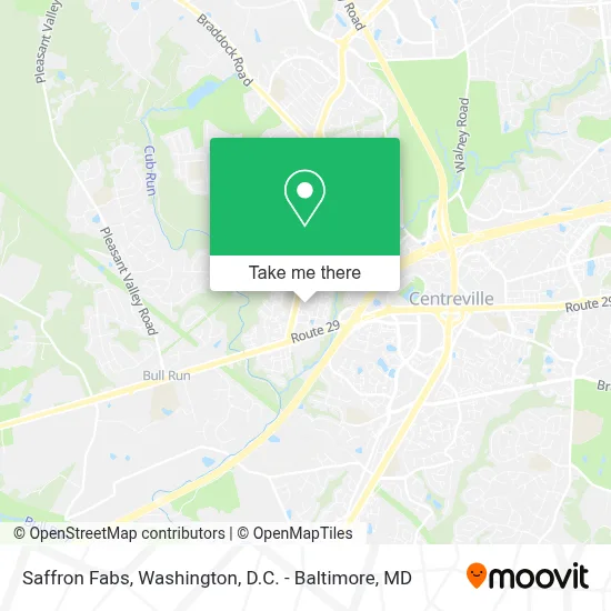 Saffron Fabs map