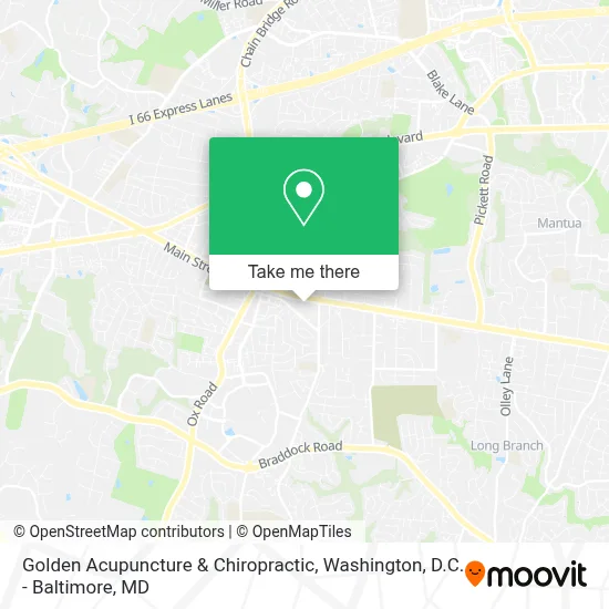 Golden Acupuncture & Chiropractic map