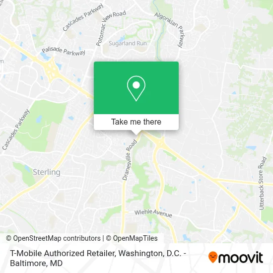 T-Mobile Authorized Retailer map