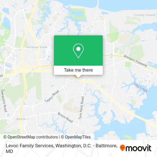 Levoc Family Services map