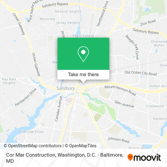 Cor Mar Construction map