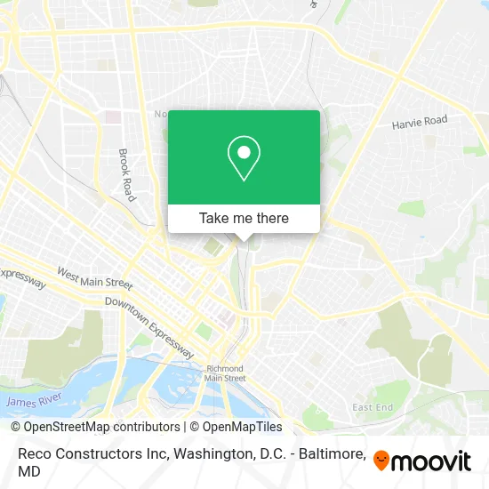 Reco Constructors Inc map