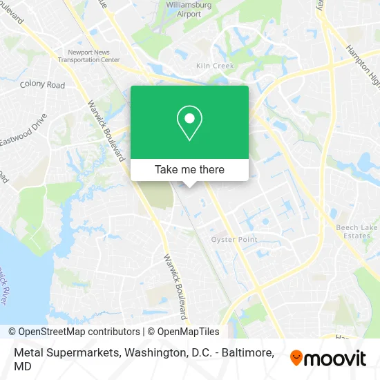 Metal Supermarkets map