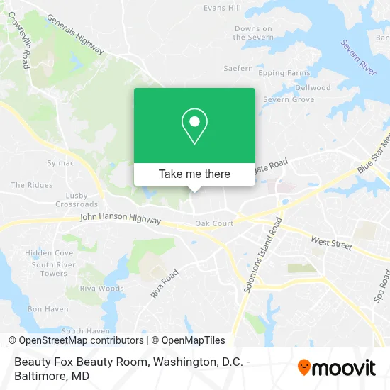 Beauty Fox Beauty Room map