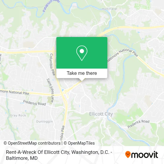 Rent-A-Wreck Of Ellicott City map
