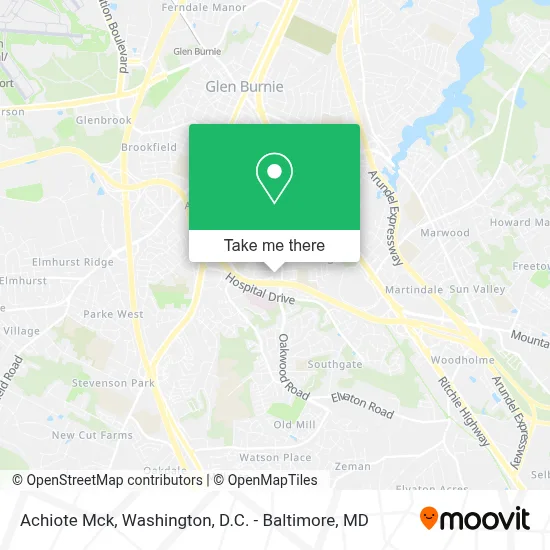 Achiote Mck map