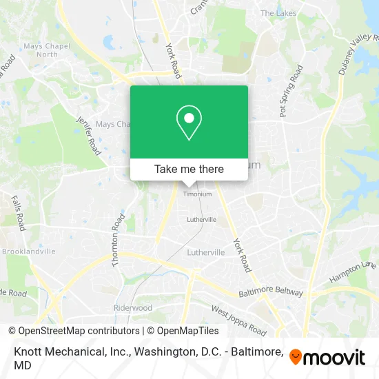 Knott Mechanical, Inc. map