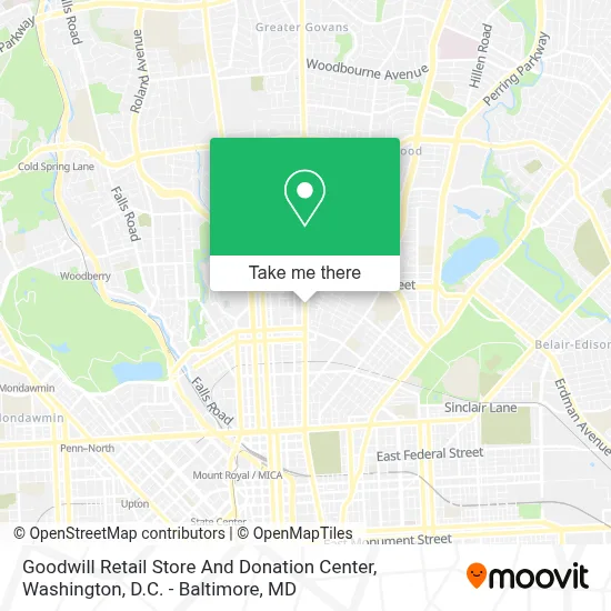 Goodwill Retail Store And Donation Center map