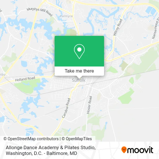 Allonge Dance Academy & Pilates Studio map
