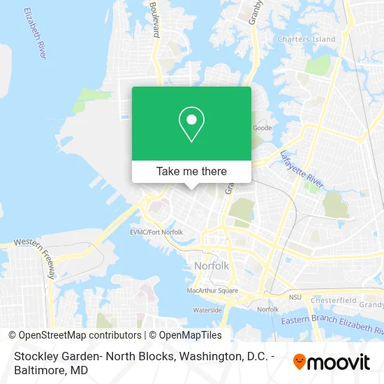 Stockley Garden- North Blocks map