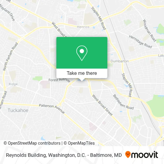 Reynolds Building map