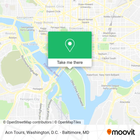 Acn Tours map