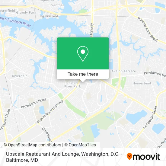 Upscale Restaurant And Lounge map