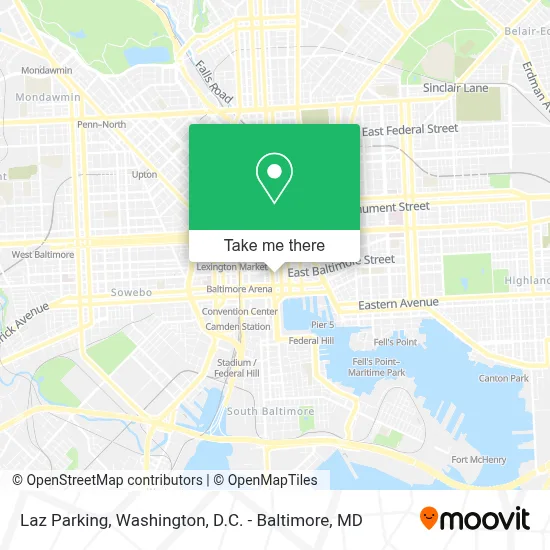 Laz Parking map