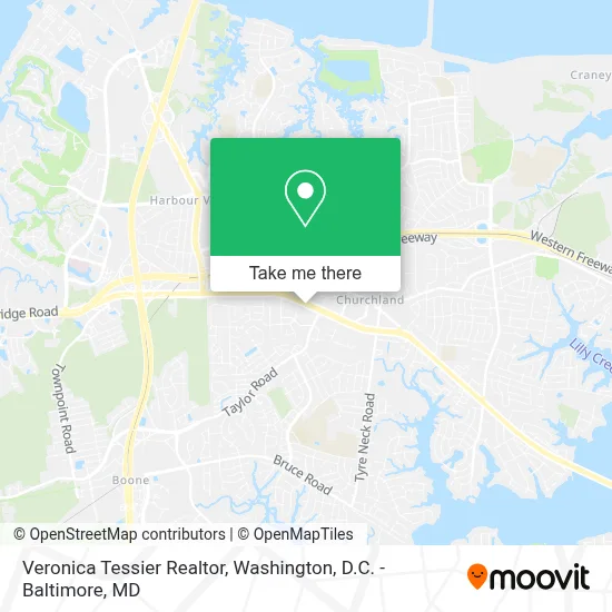 Veronica Tessier Realtor map