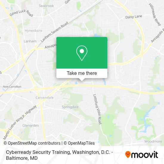 Cyberready Security Training map
