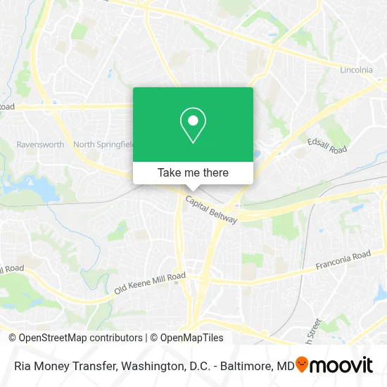 Ria Money Transfer map