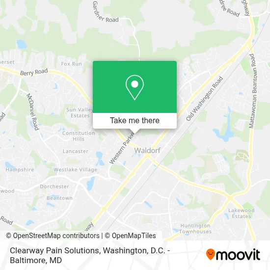 Clearway Pain Solutions map