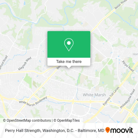 Perry Hall Strength map