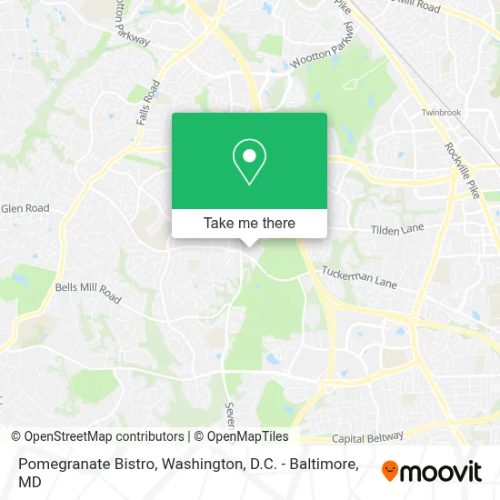 Pomegranate Bistro map