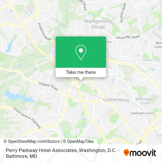 Perry Parkway Hotel Associates map