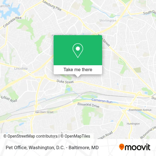 Pet Office map