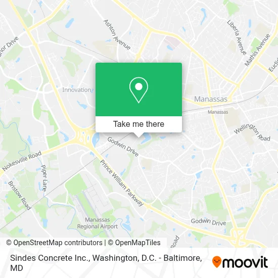 Sindes Concrete Inc. map