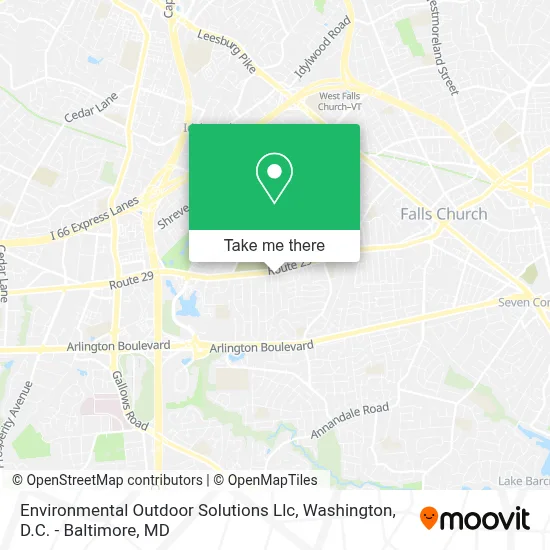 Environmental Outdoor Solutions Llc map