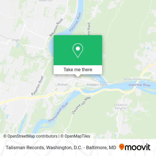 Talisman Records map