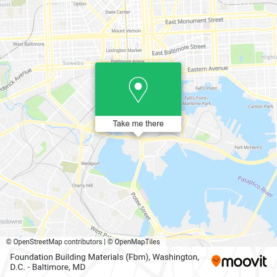 Foundation Building Materials (Fbm) map