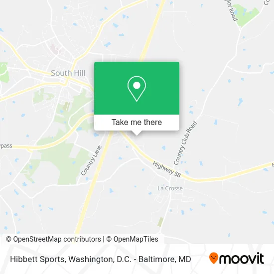 Hibbett Sports map