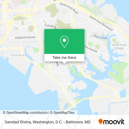 Sanidad Divina map