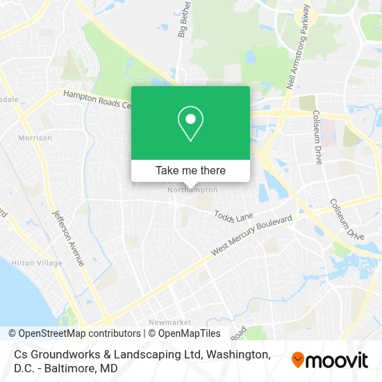 Cs Groundworks & Landscaping Ltd map