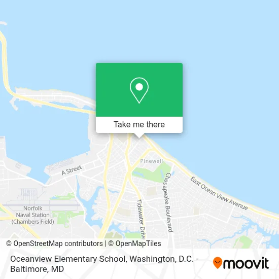 Oceanview Elementary School map
