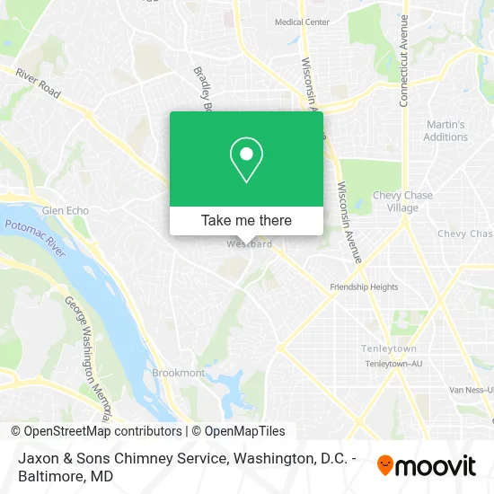 Jaxon & Sons Chimney Service map