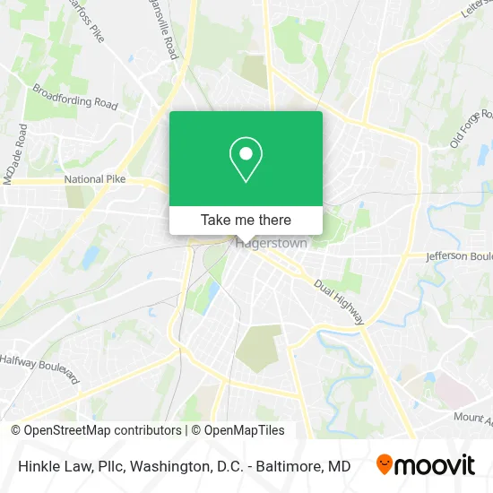 Hinkle Law, Pllc map