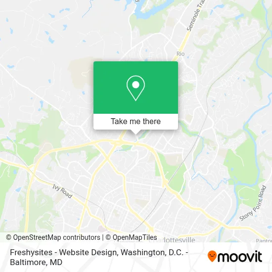 Freshysites - Website Design map