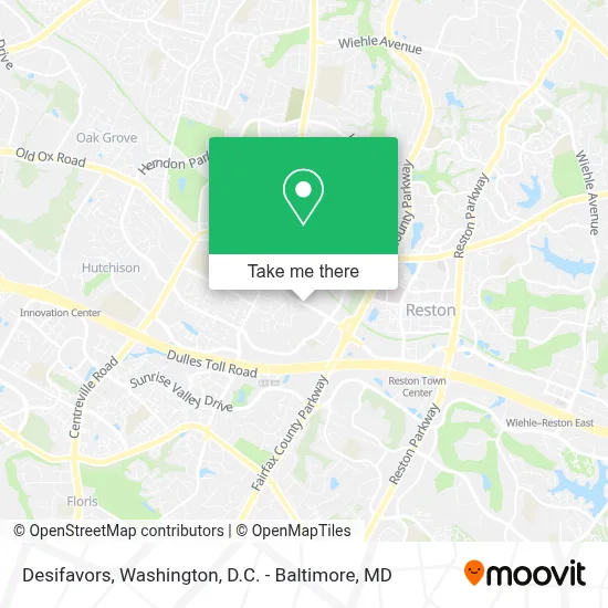 Desifavors map