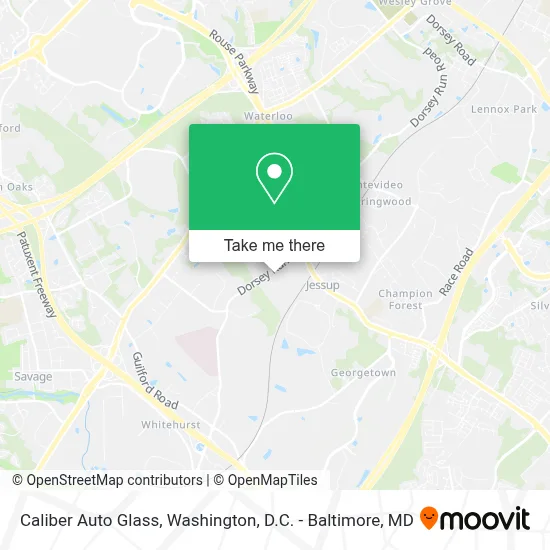 Caliber Auto Glass map