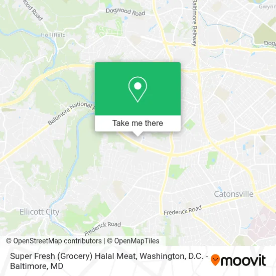 Super Fresh (Grocery) Halal Meat map