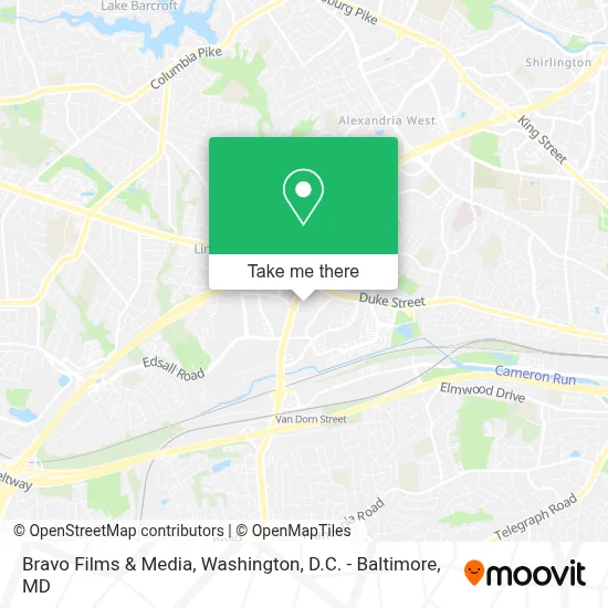 Bravo Films & Media map