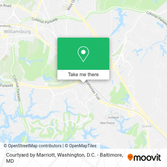 Courtyard by Marriott map