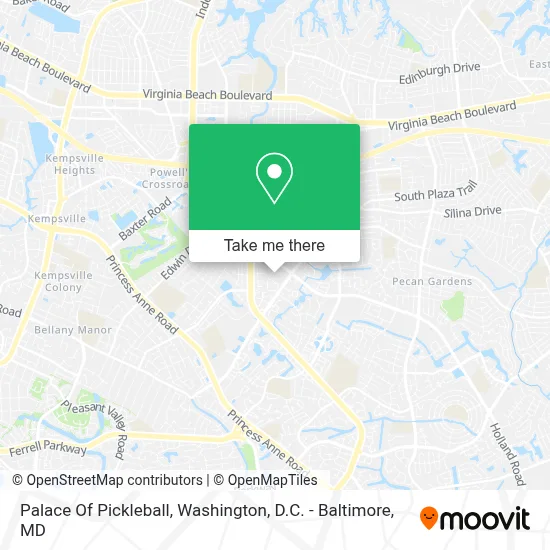 Palace Of Pickleball map