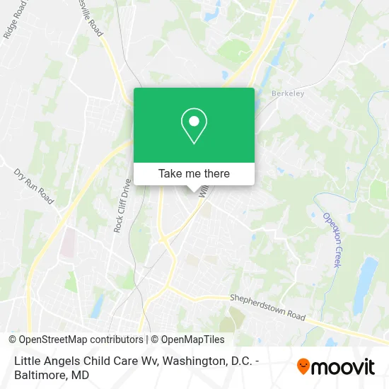 Little Angels Child Care Wv map