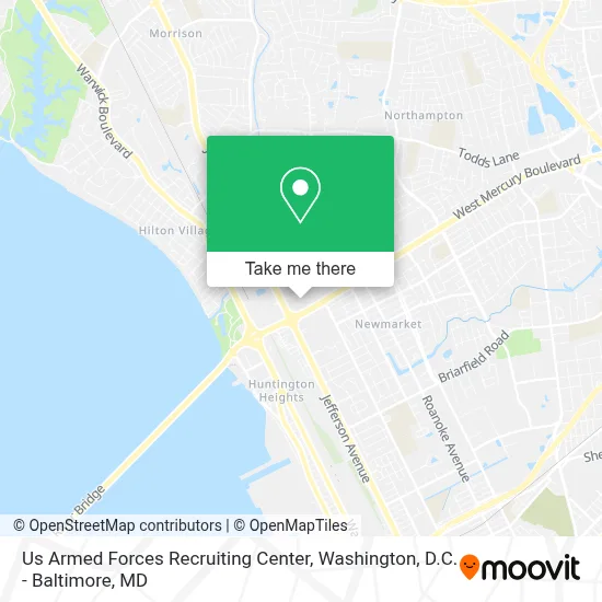 Us Armed Forces Recruiting Center map