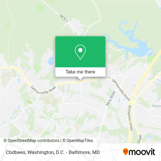 Cbdbees map