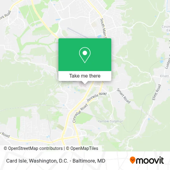 Card Isle map