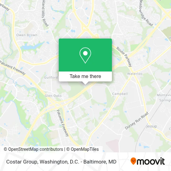 Costar Group map