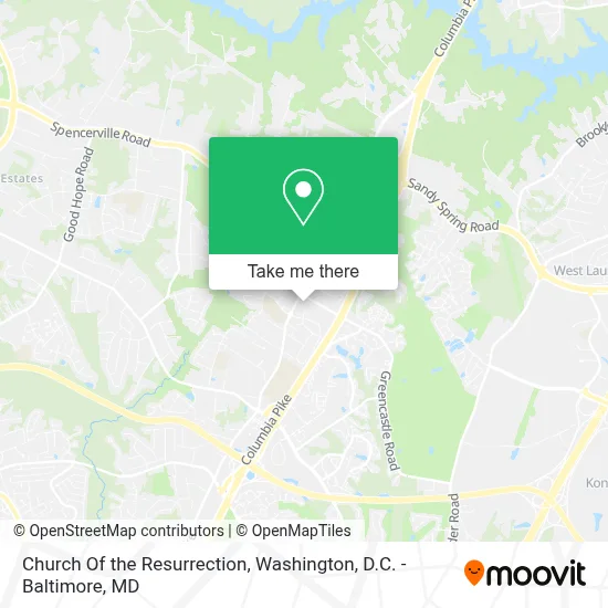 Church Of the Resurrection map